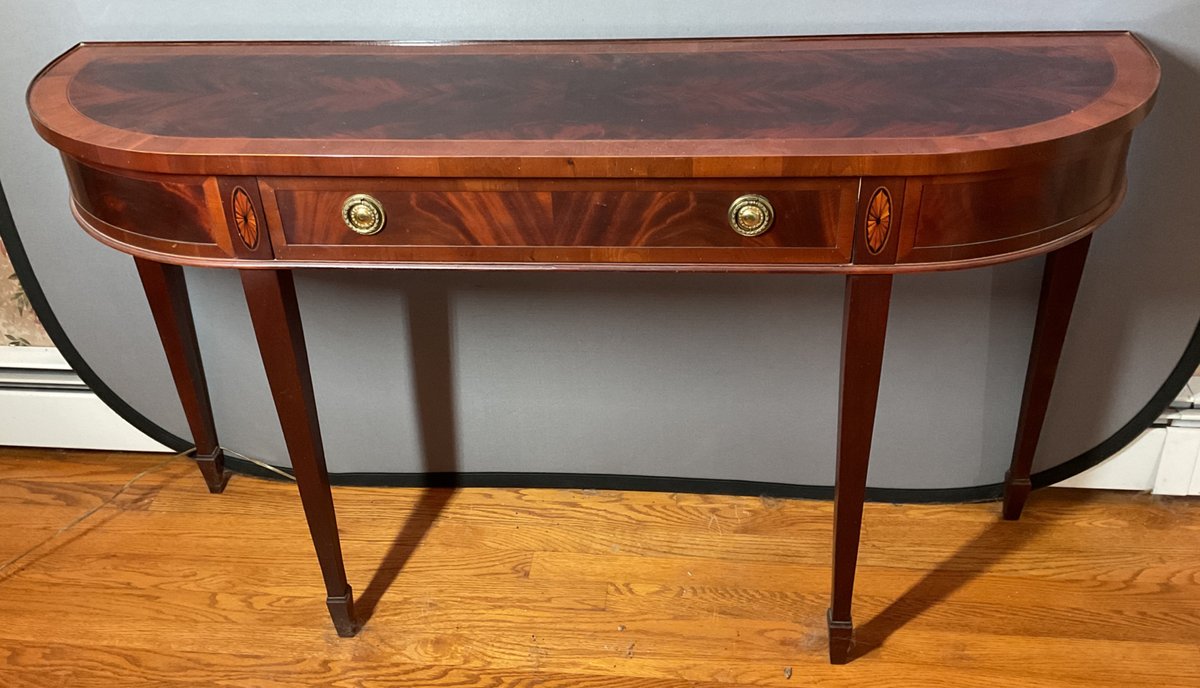 Hekman Mahogany Console Table