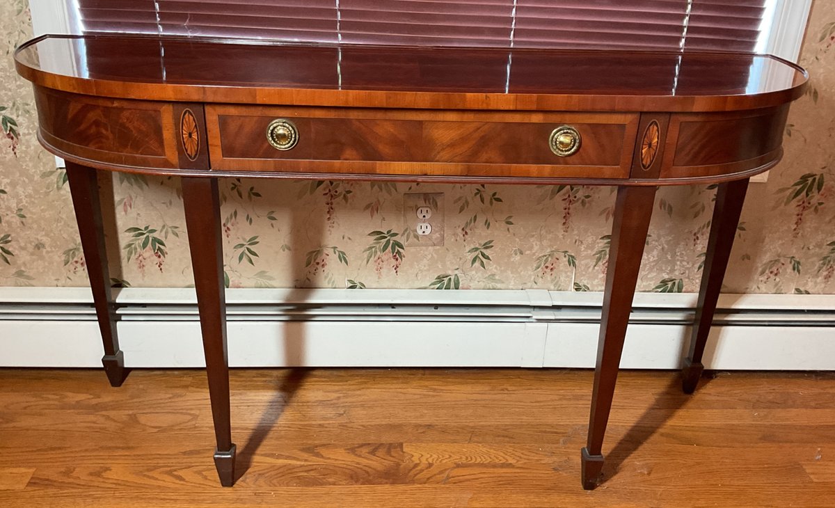 Hekman Mahogany Console Table