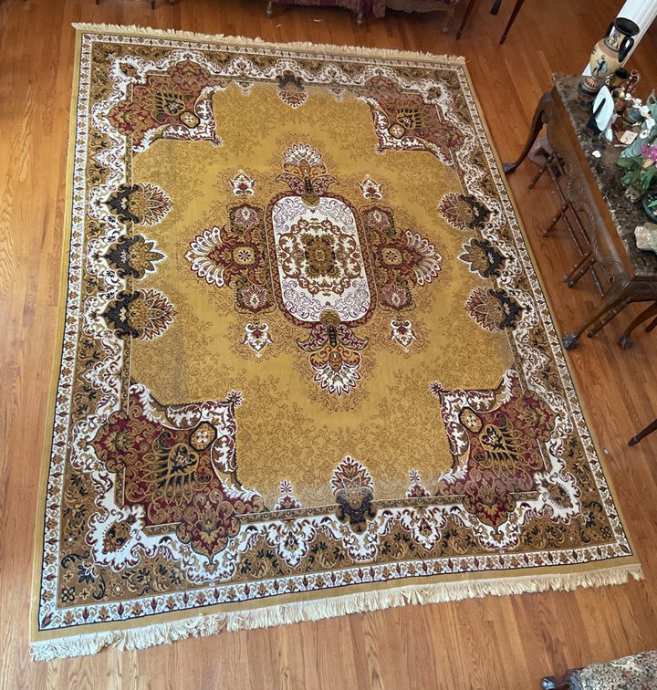 Oriental-Style Medallion Area Rug