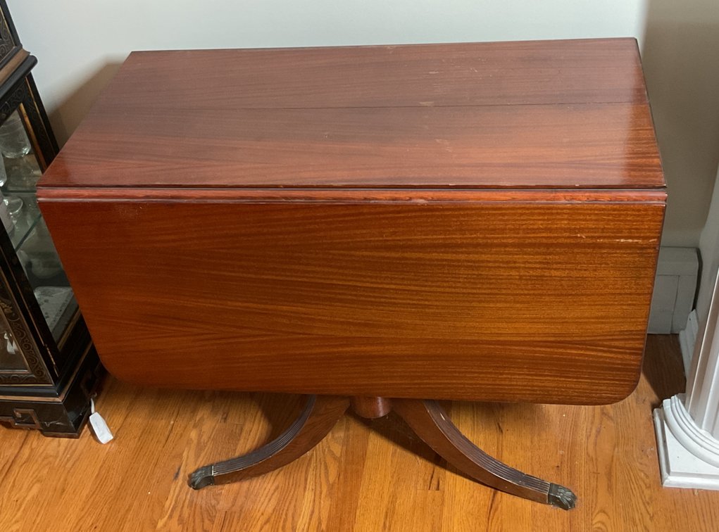 Duncan Phyfe Style Drop-Leaf Table