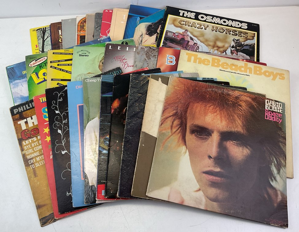 Vinyl LP Records and Collector Empty Covers