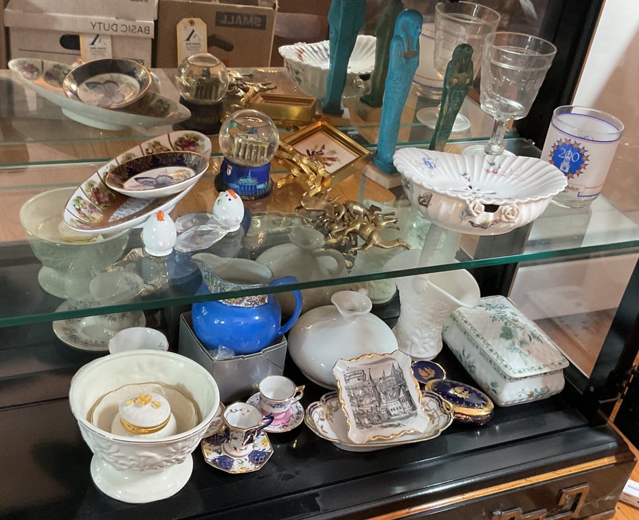 Assorted Porcelain Collectibles and Decor