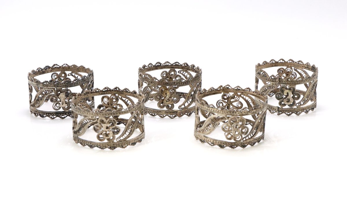 Sterling Silver Napkin Rings