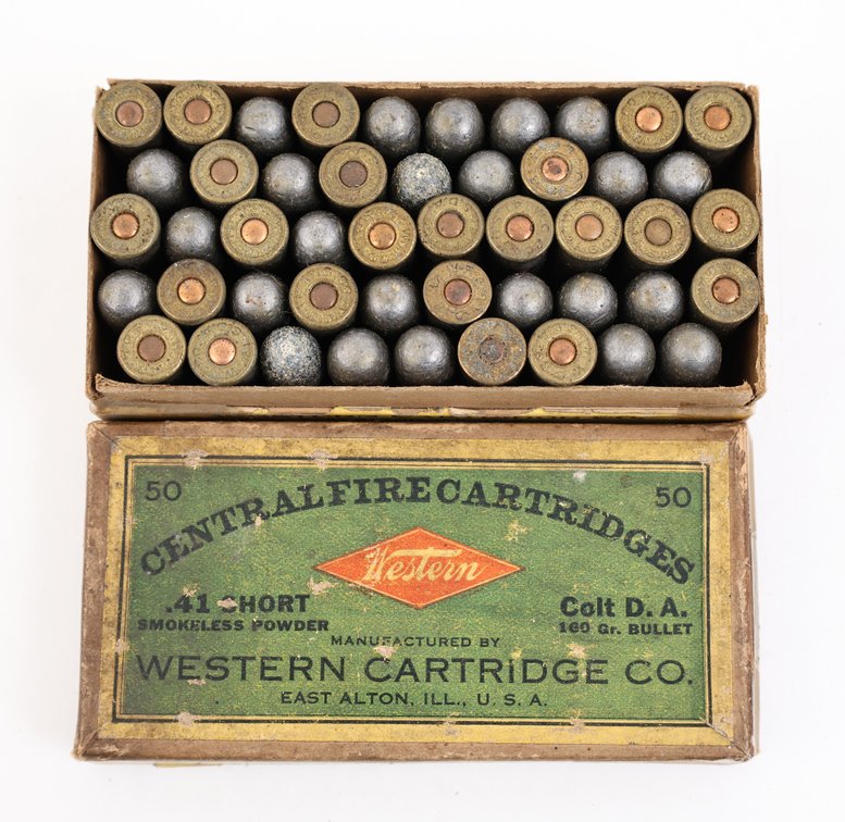 Very Rare Original 41 Short Colt Center Fire Ammo
