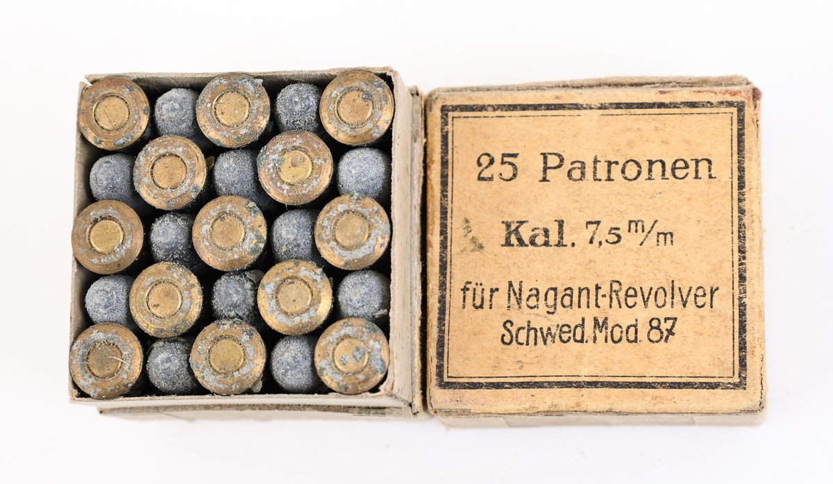 Hard To Find Swedish 7.5 Nagant Revolver Ammo