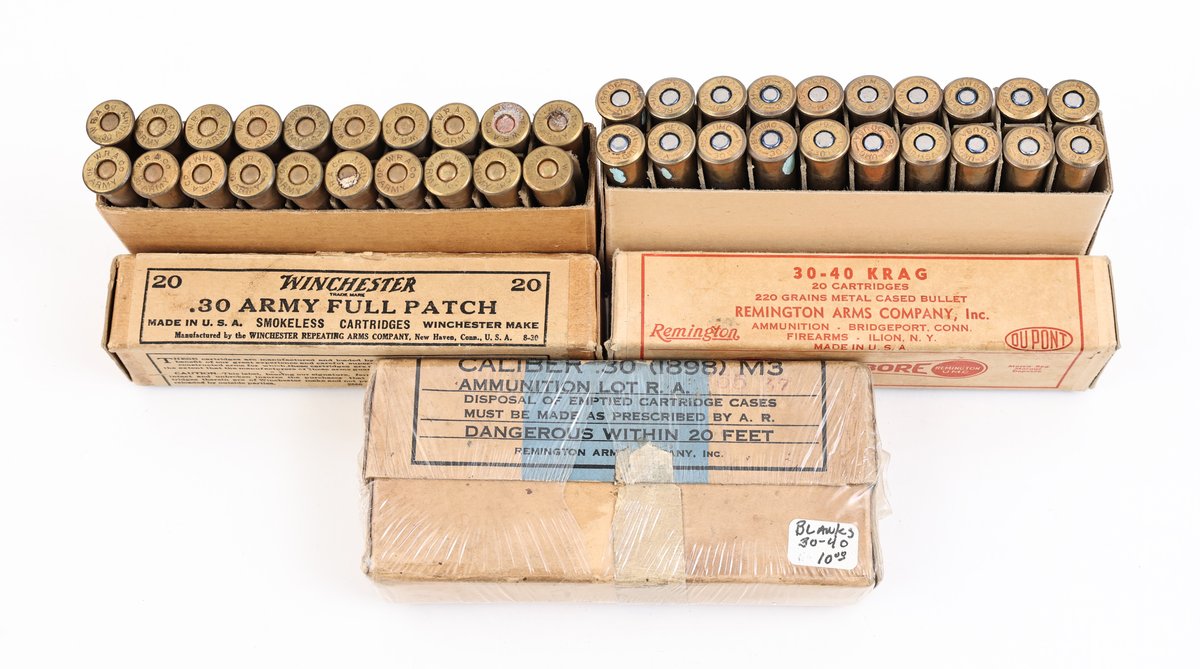 Collectible 30-40 Krag/30 Army Ammo