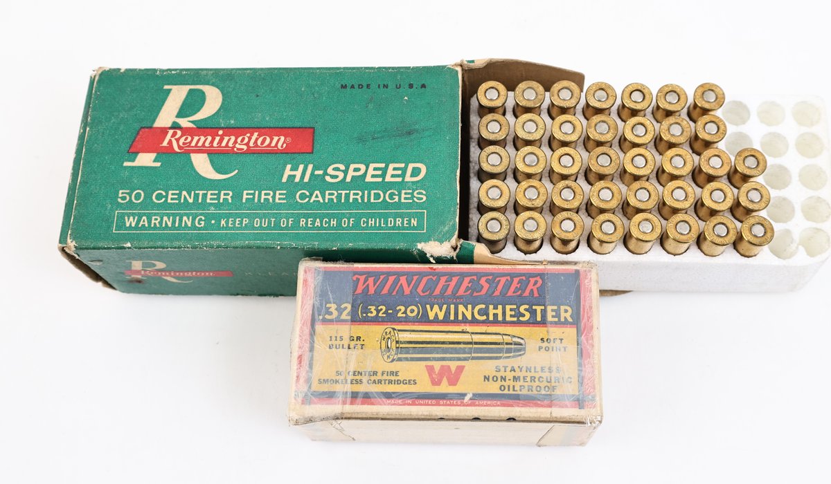 Collectible 32-20 Win Ammo