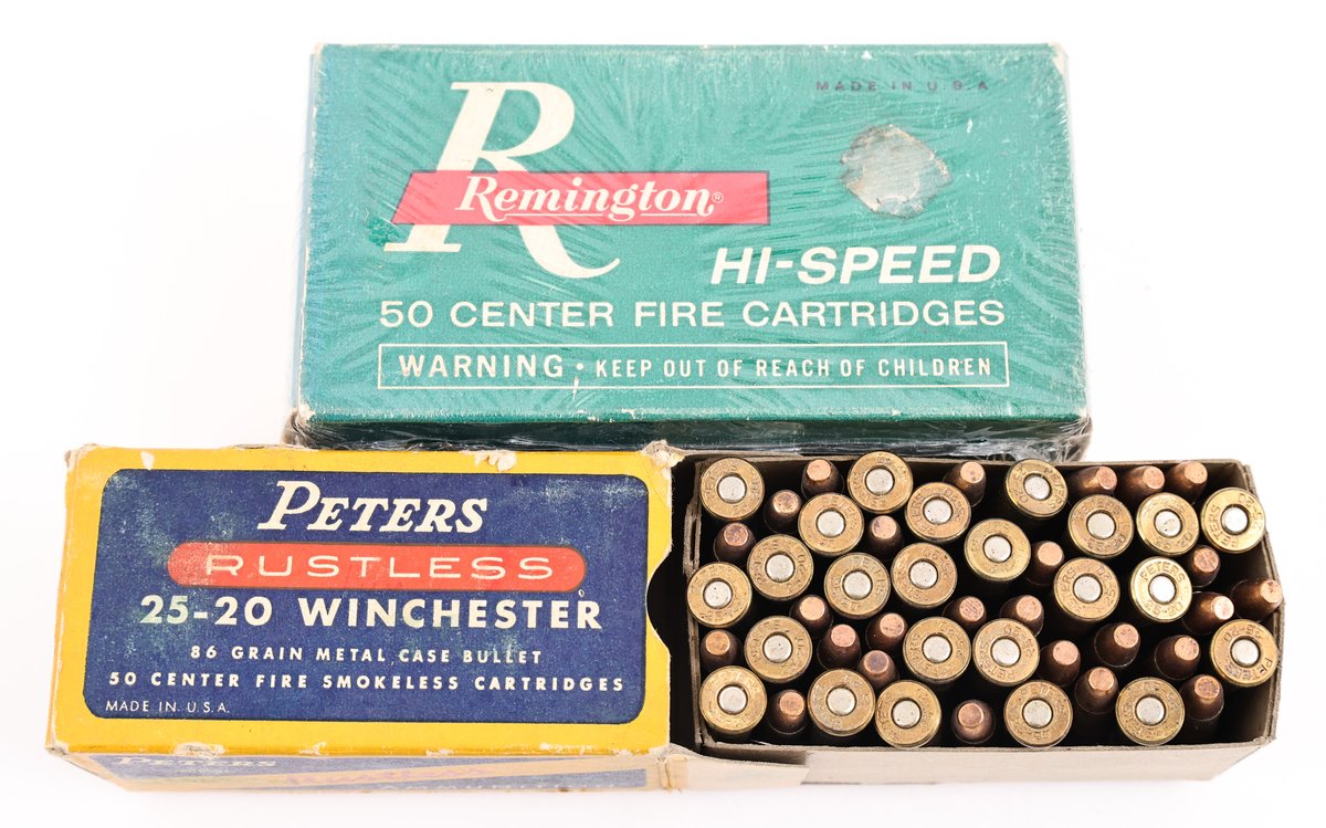 Collectible 25-20 Winchester Ammo