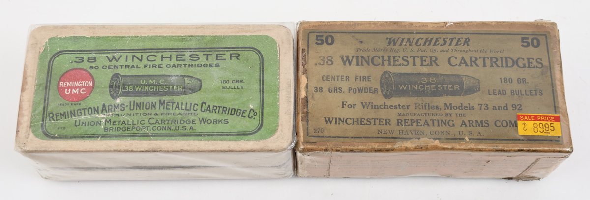 Collectible Antique 38 Winchester Ammo