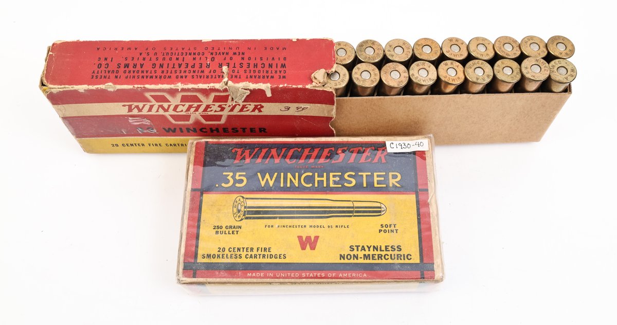 Collectible Antique 35 Win, And 33 Win  Ammo