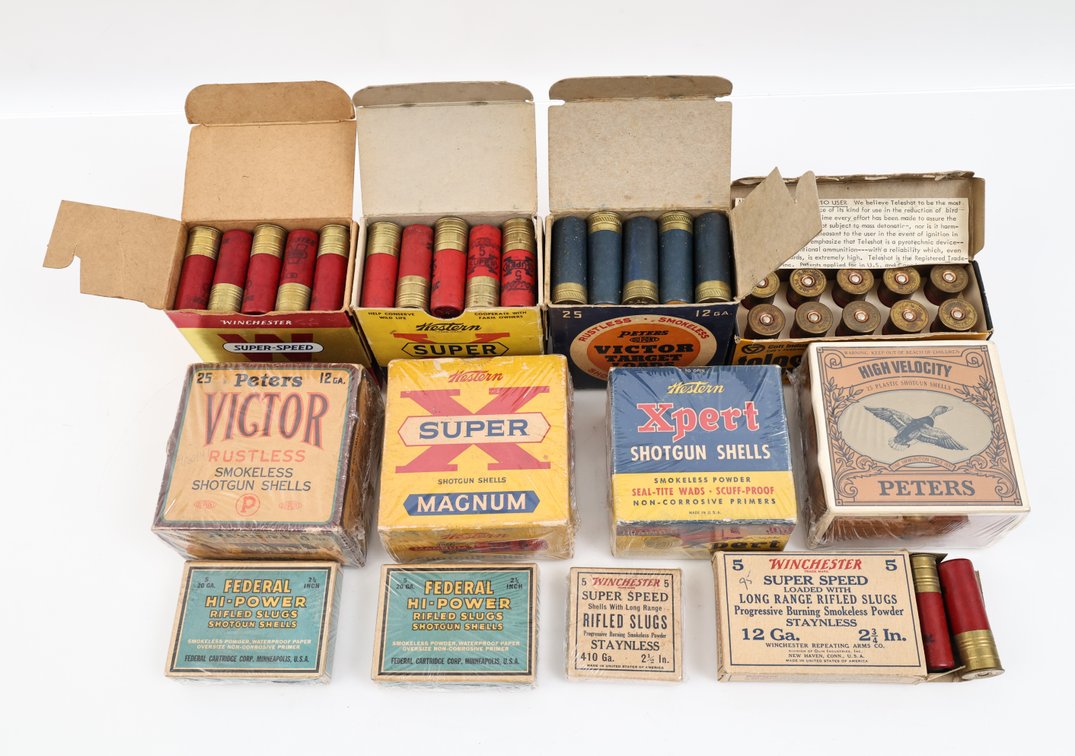 Vintage Collectible Shotgun Shells, And Boxes