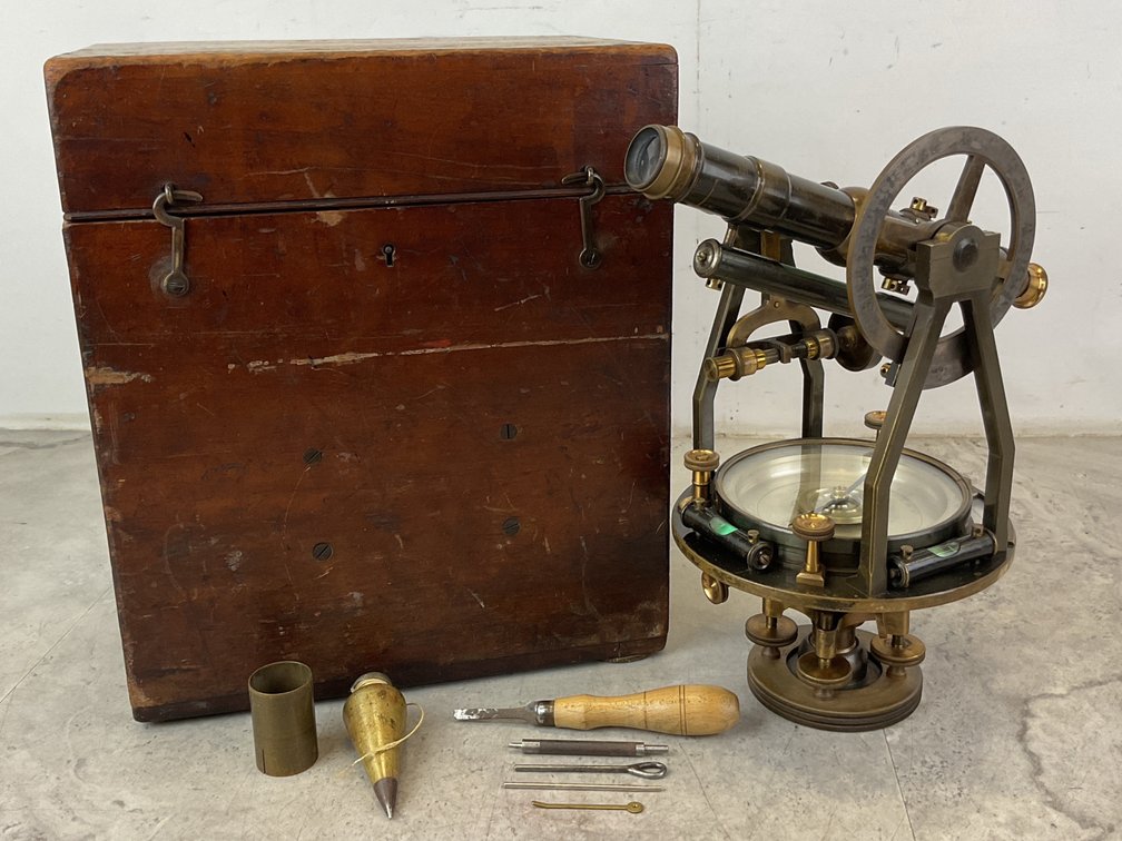 W & L.E. Gurley Survey Transit and Accessories