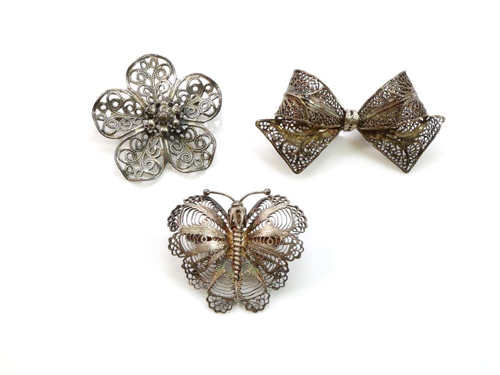 Sterling Silver Pins