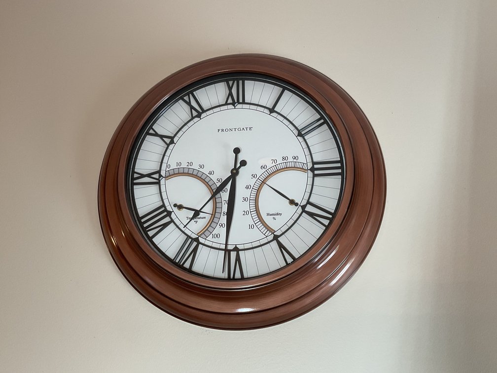 Frontgate Battery Operated Wall Clock