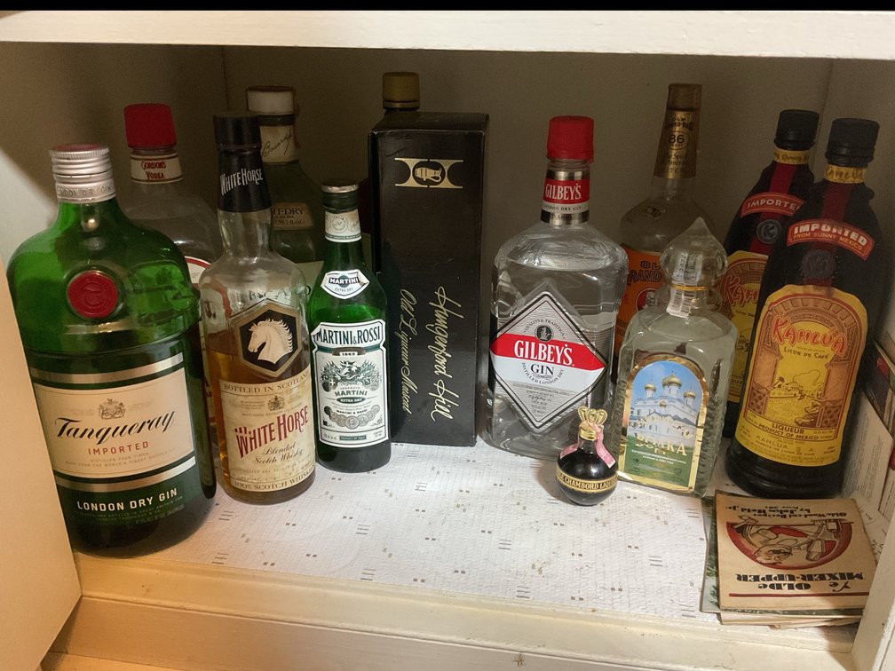 Assorted Vintage Spirits and Liqueurs