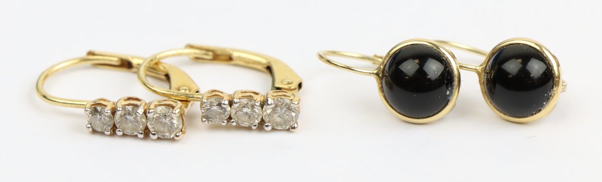 14k YG Earrings