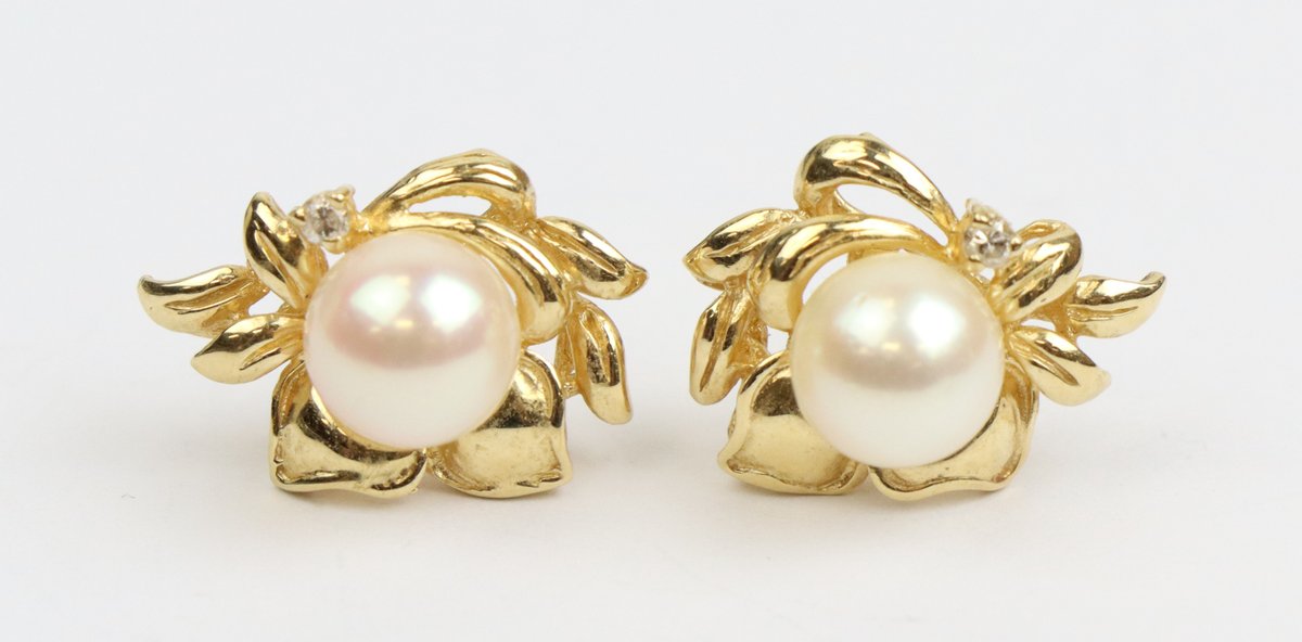 14k YG Earrings