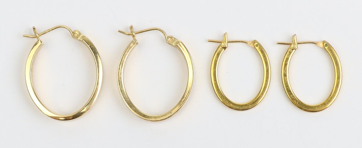 10k and 14k YG Earrings