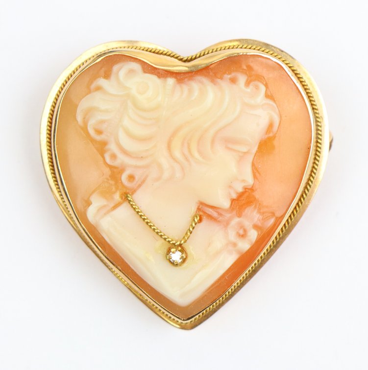 14k YG Cameo