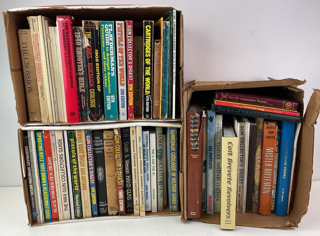 Huge Lot of Firearms, and Weapon Collecting/Reference Books