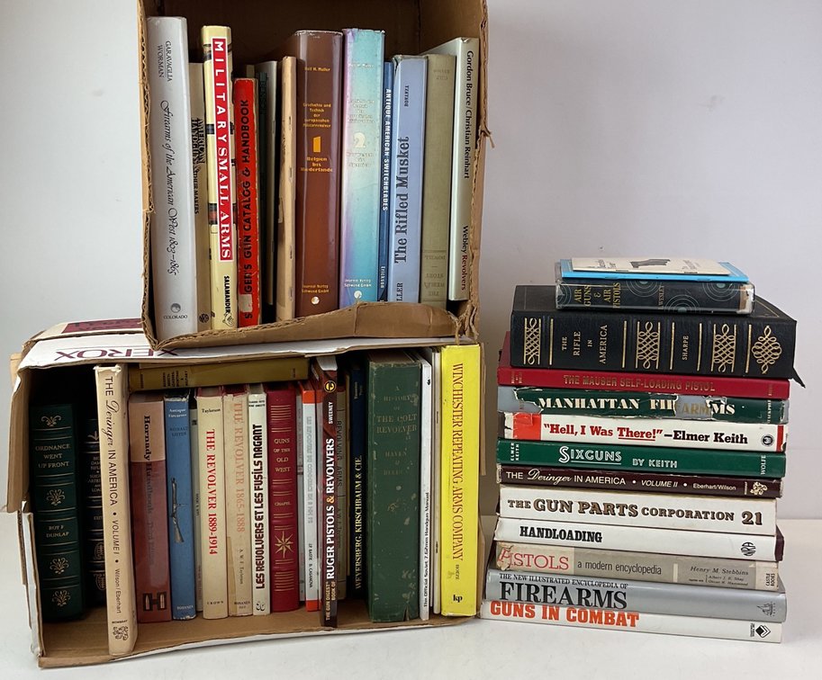 Huge Lot of Firearms, and Weapon Collecting/Reference Books