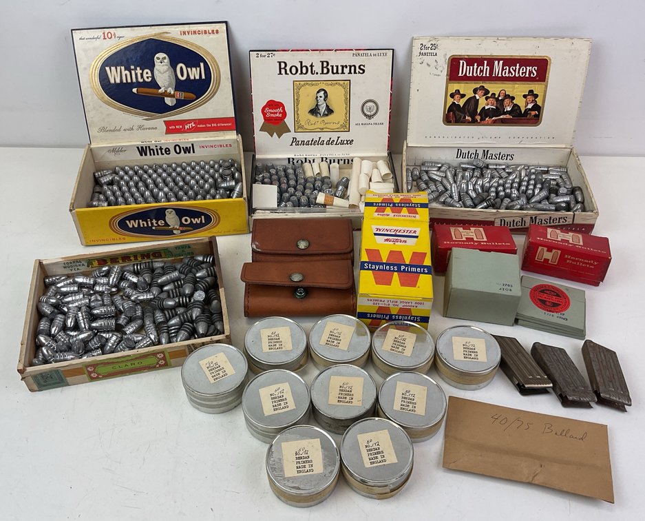 Primers, Commercial, and Cast Lead Bullets
