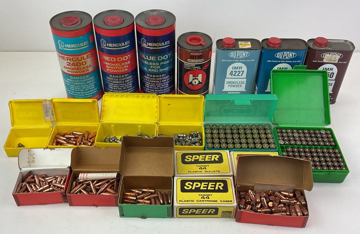 Reloading Powder, Bullets, And Brass