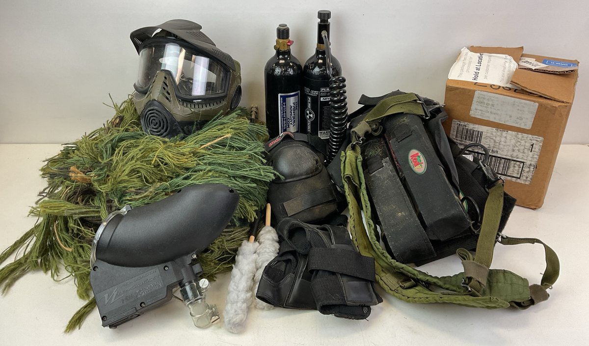 Paintball Air Cylinders, And Equipment
