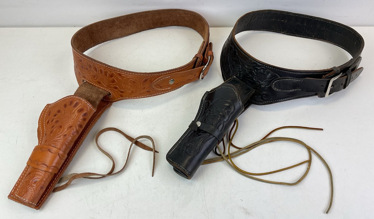 Tooled Leather Holster Rigs