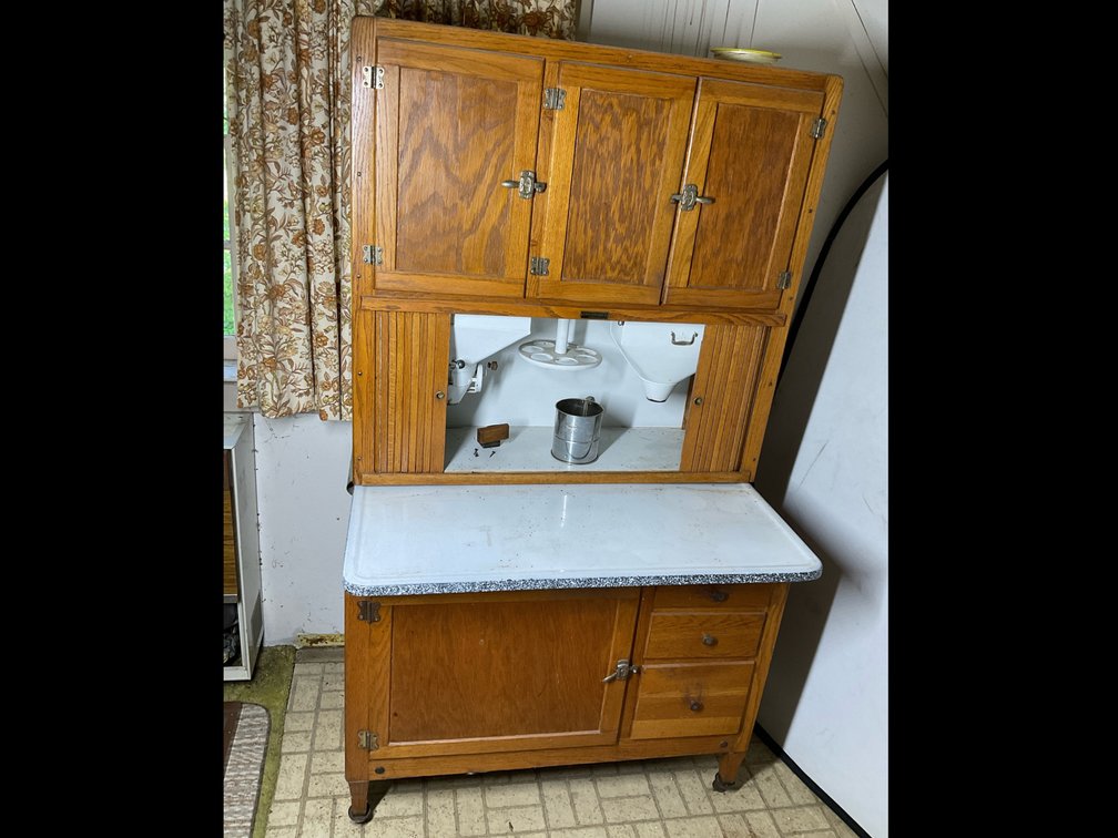 Vintage Greenwood's Hoosier Cabinet