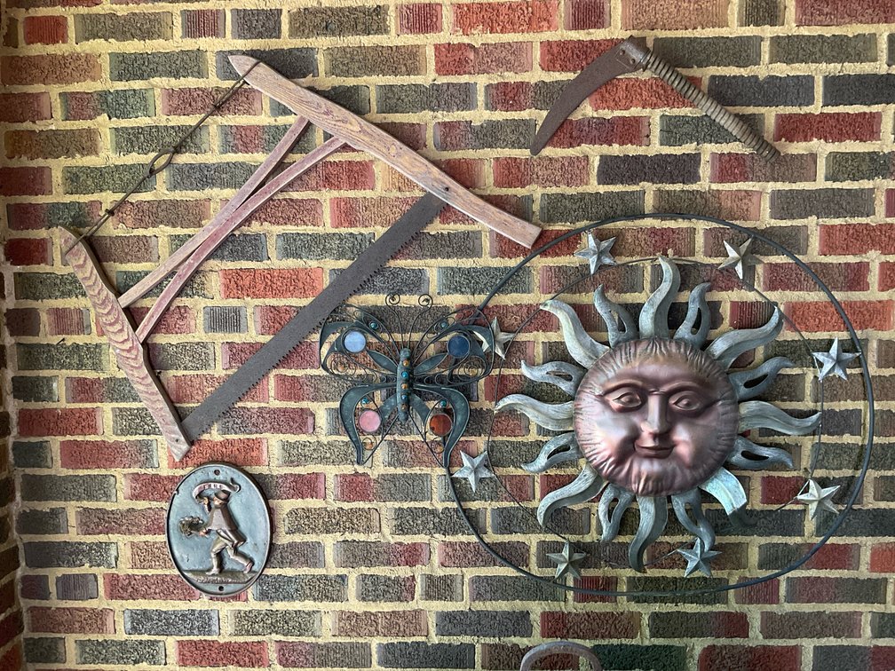 Primitive Tools, Metal Wall Decor & Fire Marker Plaque