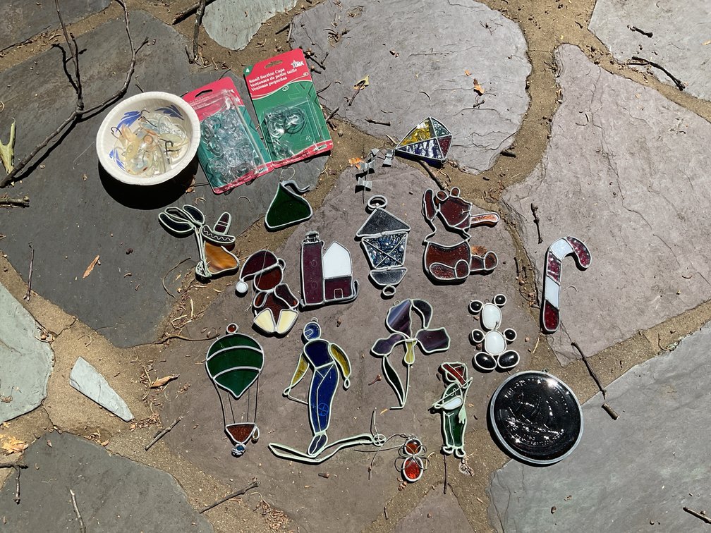 Stained Glass Sun Catchers and Suction Cups