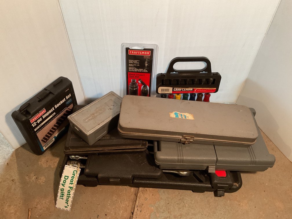 Assorted Craftsman and Allied Tool Sets