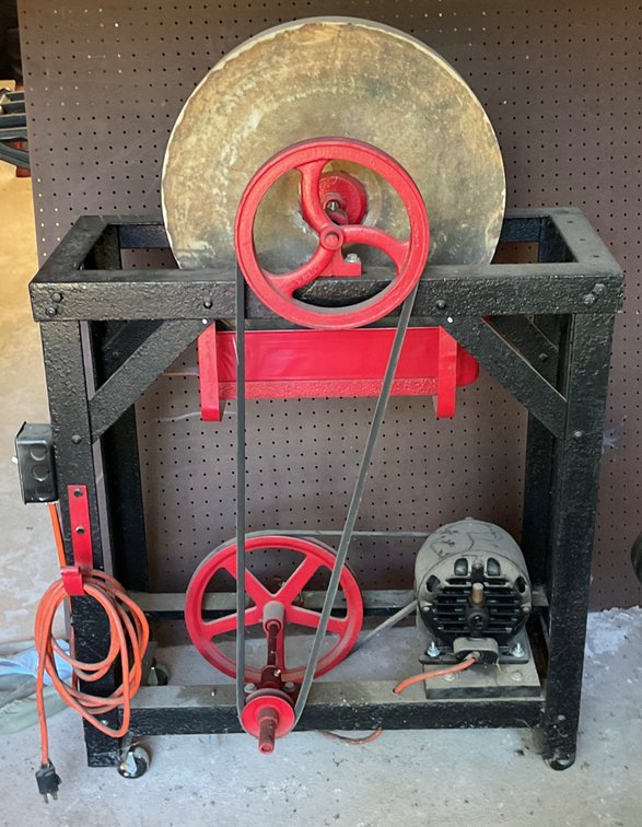 Motorized Sandstone Grinding Wheel