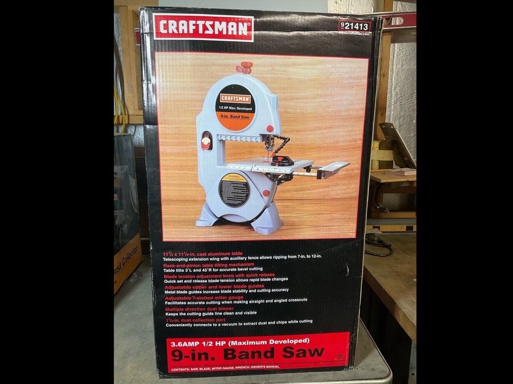 Craftsman 1/2 HP 9-Inch Band Saw