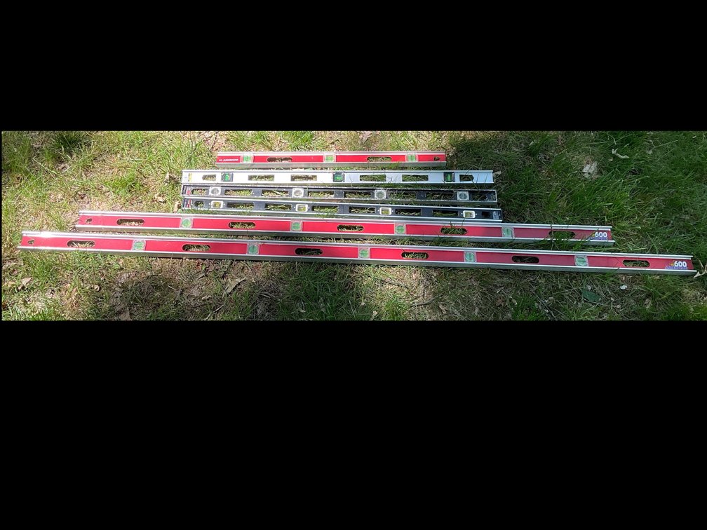Assorted American, Craftsman, and Johnson Levels