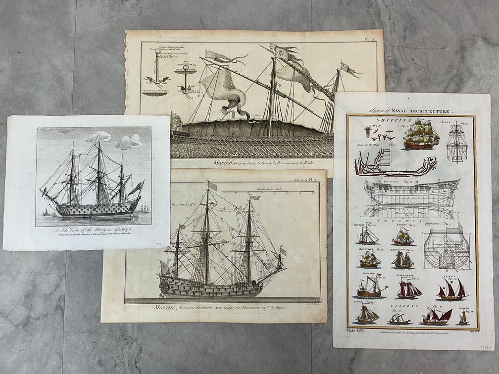 Nautical Engraving Prints
