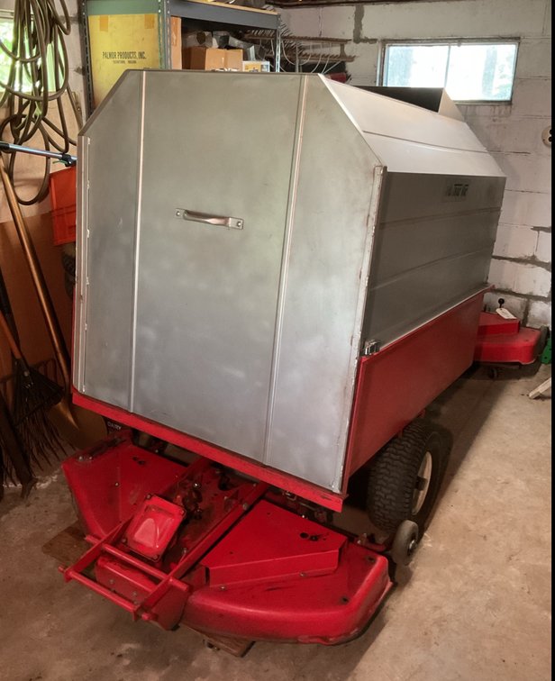 Trac Vac Lawn Vacuum Trailer