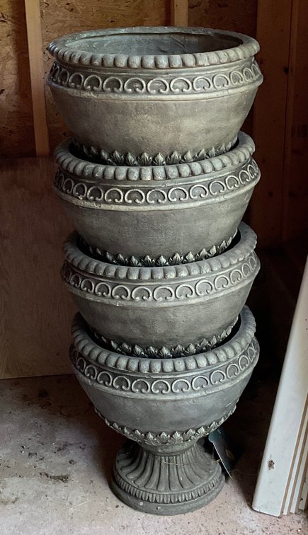 Southern Patio Decorative Planter Urns