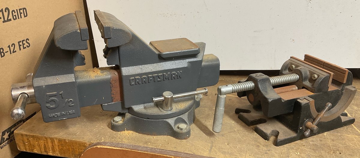 Craftsman Bench Vise, Angle Vise & Bench Shear