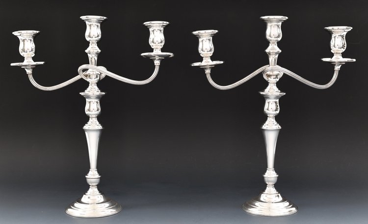 Image for International Sterling Silver Candelabra