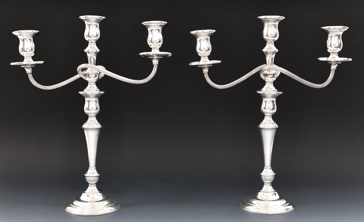 Image for International Sterling Silver Candelabra