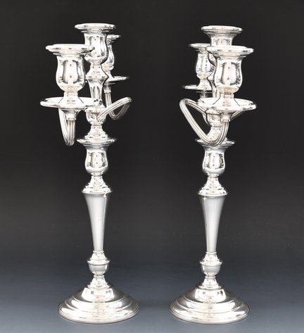 Image for International Sterling Silver Candelabra