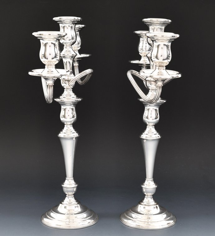Image for International Sterling Silver Candelabra