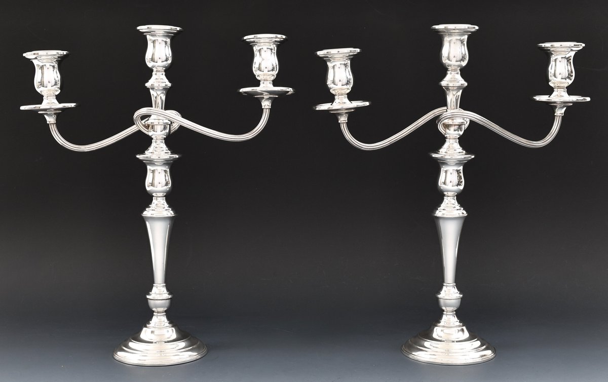 Image for International Sterling Silver Candelabra