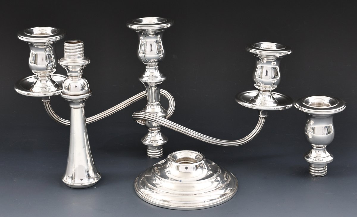 Image for International Sterling Silver Candelabra