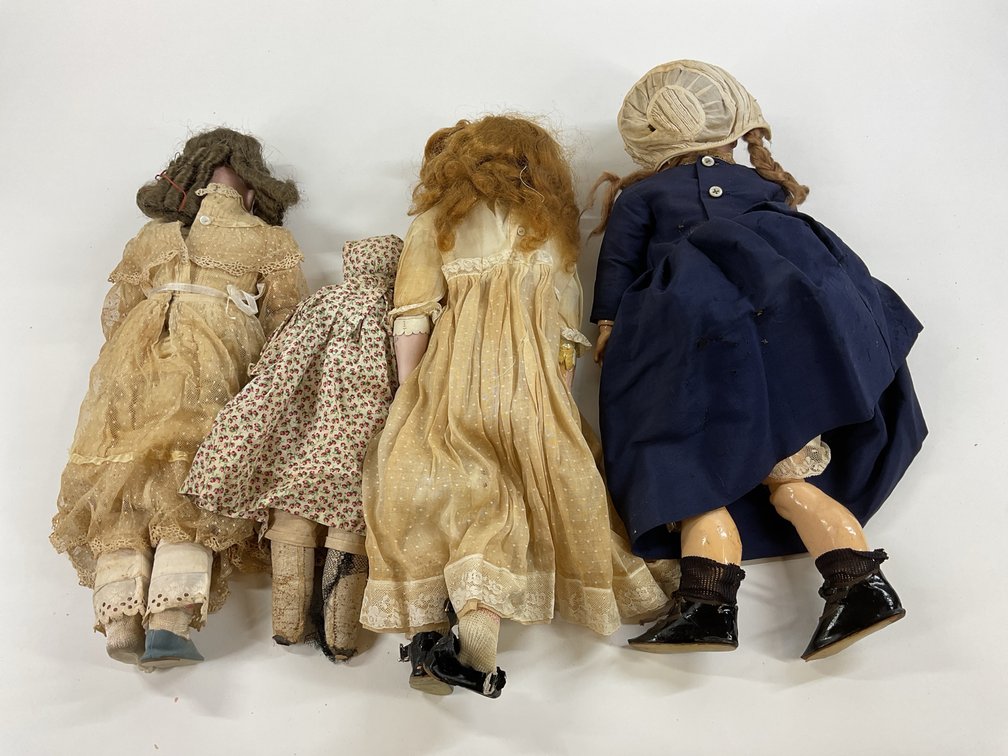 Image for ANTIQUE BISQUE DOLLS.