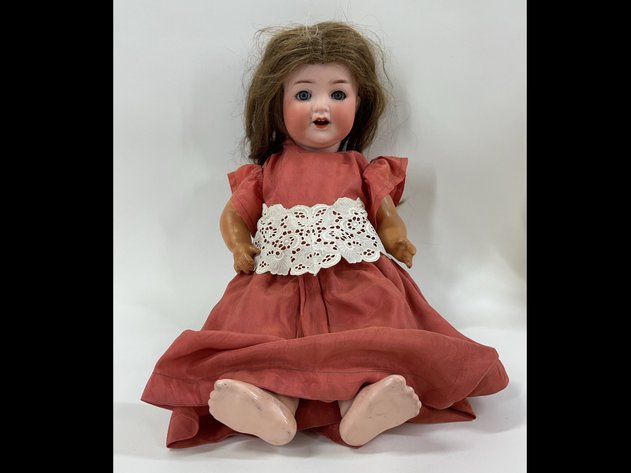 Image for ANTIQUE BISQUE DOLLS.