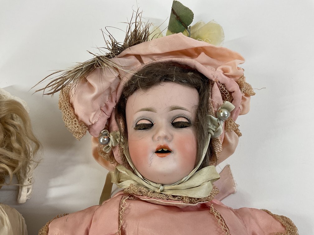 Image for ANTIQUE BISQUE DOLLS.