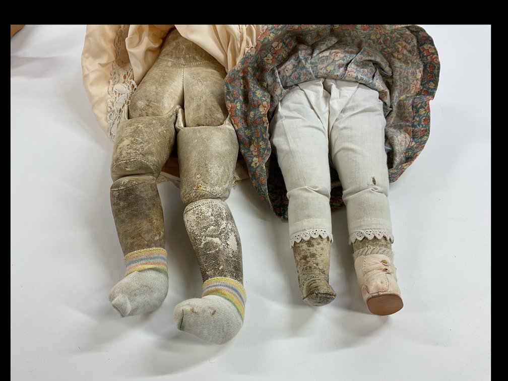Image for ANTIQUE BISQUE DOLLS.